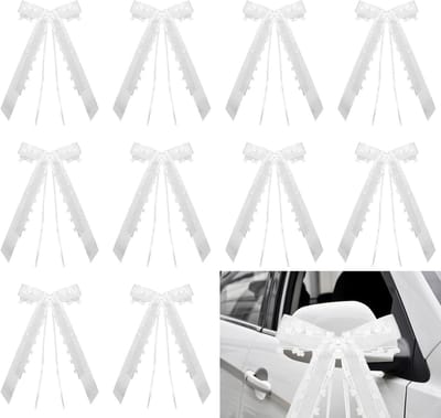 10 stuks autostrikken bruiloft autosieraden