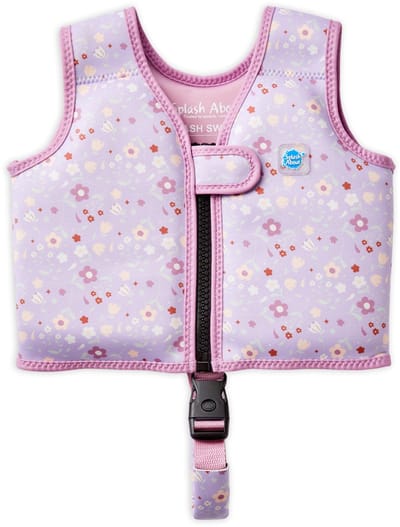 Splash About Go Splash Zwemvest, Lilac Spring, L - 4-6 jaar– Drijfvest voor Kinderen – Leren Zwemmen
