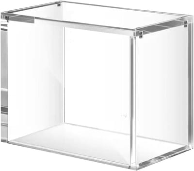 Acryl displaybox - Transparante behuizing - Verzamelingen tonen - UV-bescherming - 13.8 x 7.8 x 12.6 cm - Transparant