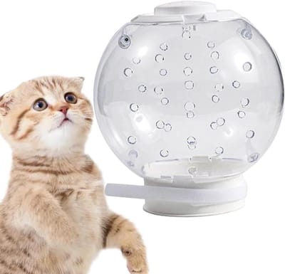 Kat Transparante Muilkorf - Katten Verzorgingsmasker - Veilig Verzorgen - Ademend Hol Ontwerp - 3 Maten 12-16cm - Transparant