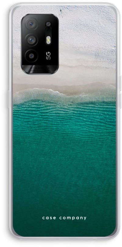 Case Company® - Hoesje geschikt voor Oppo A94 5G hoesje - Stranded - Soft Cover Telefoonhoesje - Bescherming aan alle Kanten en Schermrand