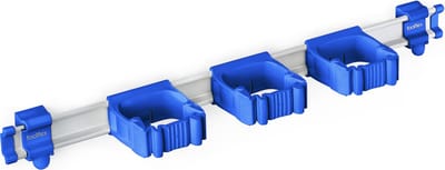Toolflex One - Gereedschapsophangsysteem - 54 cm Aluminium Rail, Blauw - 5 Flexibele Houders - Geschikt voor Ø15-35 mm Gereedschappen - Eenvoudige Installatie - Ruimtebesparend en Veilig - Inclusief Montagemateriaal
