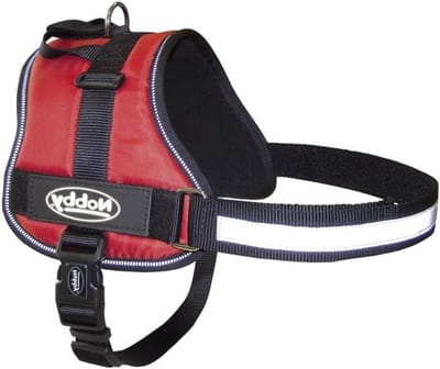 Honden Tuigje - Veiligheidsharnas Hond - Veilig Reizen - Reflecterende Strepen - 82-110 cm - Rood