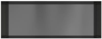 Hotbath &More Inbouwnis - 30 x 80 x 126 cm - Frameless - Geborsteld Gunmetal PVD
