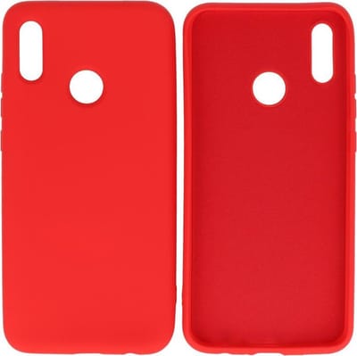 Bestcases Fashion Telefoonhoesje Backcover Huawei P Smart 2019 - Rood