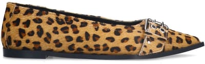 Sacha - Dames - Leopard buckle ballerina's - Maat 37