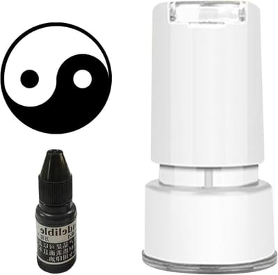 Golfbal Stamper - Golfbal Markering Tool - Golfbal Identificeren - Sneldrogende Waterdichte Inkt - 1.5 cm Afdruk - Niet gespecificeerd