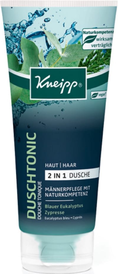 Kneipp Ready to go douche 2x200ml in transparante reistoilettas