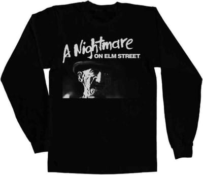 A Nightmare On Elm Street Longsleeve shirt -L- A Nightmare On Elm Street Zwart