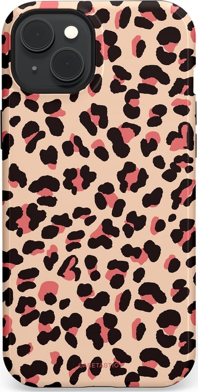 Casetastic Hoesje Geschikt voor Apple iPhone 15 Plus Magsafe - Stijlvolle Beschermende Duo-layer Case - Pantermeid