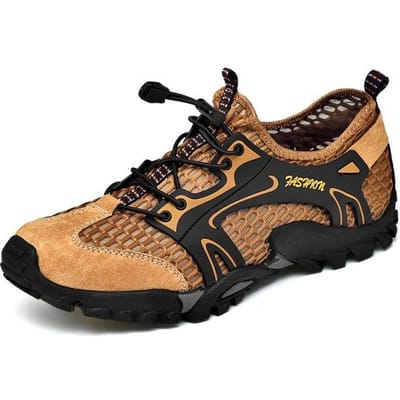 Zomer Buiten Sneldrogende Strand Waterschoenen Heren Antislip Comfortabel Upstream Sokken Schoenen Elastische Wandelen Trekking Sneakers Unisex 39 brown