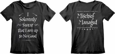 Harry Potter - Solemnly Swear Kids Tshirt - Kids tm 6 jaar - Zwart