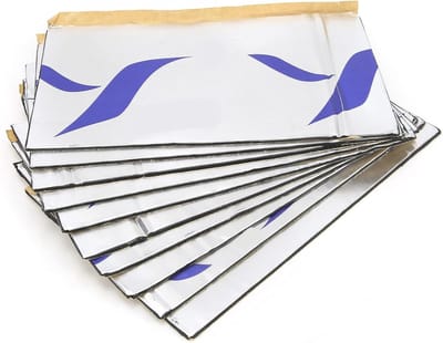 Geluidsisolatie Schuim - Warmte Isolatie - Auto Geluid Dempen - Zelfklevend Ontwerp - 10 stuks 2mm - Zwart