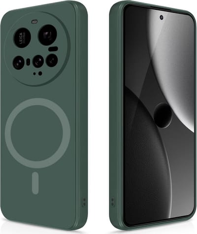 Stravo Hoesje Geschikt voor Xiaomi 15 Ultra – Siliconen Cover Hoes met MagSafe – Slank & Lichtgewicht – Schokbestendig – Anti-Fingerprint – Siliconen Case voor Xiaomi 15 Ultra - Groen