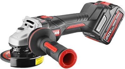 Keyang DG20BLH-125SV accu haakse slijper 125 mm. met variabel toerental 18V set (2x 5.0Ah accu) in koffer