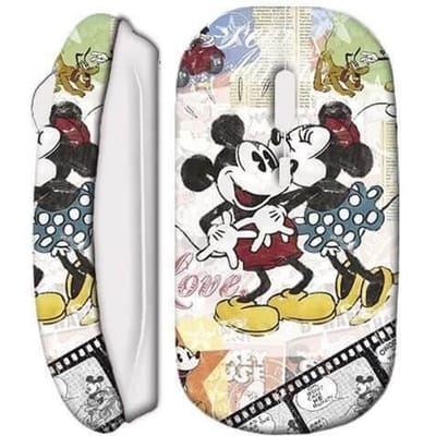 Draadloze muis Mickey Disney Paar Wit