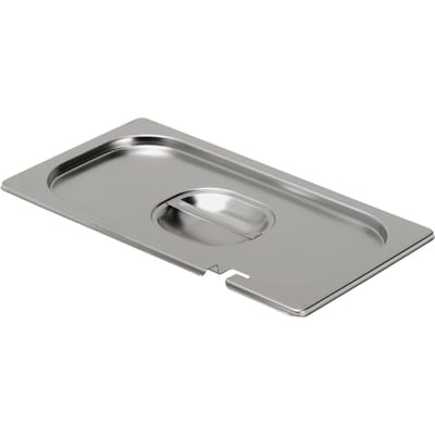 HENDI Deksel voor GN containers – lepeluitsparing – roestvast staal – 530x325 mm