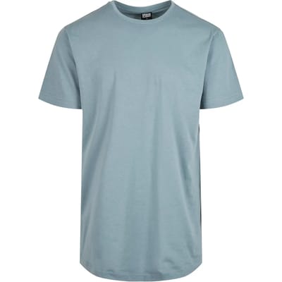 Urban Classics - Shaped Long Heren T-shirt - XS - Blauw