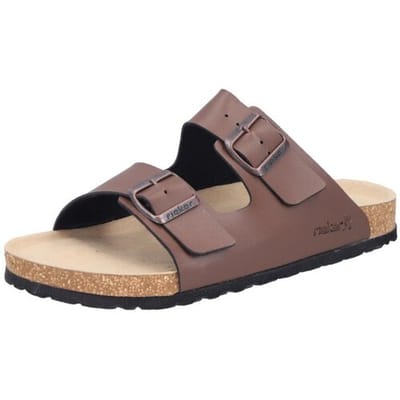 Rieker Heren Slipper Hausschoenen 22190-22 donkerbruin