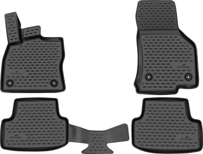 Walser Rubberen Voetmatten XTR geschikt voor VW Golf 7 08/2012-10/2021 - Golf 8 07/2019-Vandaag
