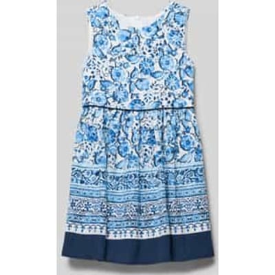 regular fit jack van viscosemix met bloemige all-over print