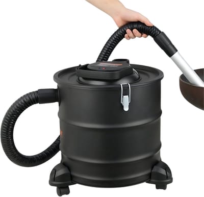 Asstofzuiger deluxe - Pelletkachel aszuiger - As stofzuiger 1200W - Met HEPA Filtersysteem - 20L Metalen Container - 16 kPa Zuigkracht