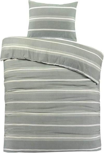 Day Dream Seefeld - Flanel - Dekbedovertrek - Eenpersoons - 140x200/220 cm - Groen
