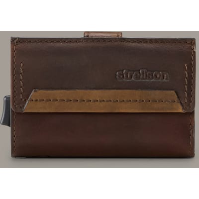 strellson Portemonnee Camden C-Three E-Cage Darkbrown Donkerbruin