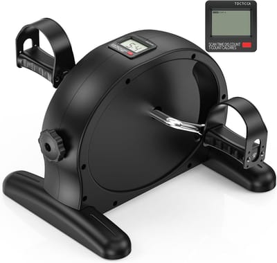 Draagbare Mini Hometrainer Fietsen voor Onder Bureau - Been- en Armtrainer