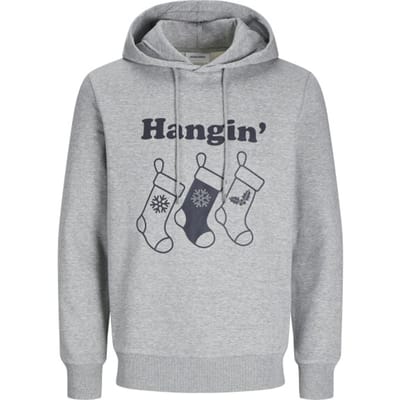 Jack & Jones Heren Kersttrui JJXMAS Grijs - Maat S