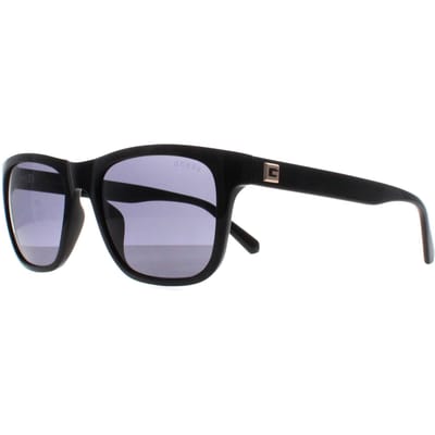 Guess Square heren glanzend zwart rookgrijs GU6971