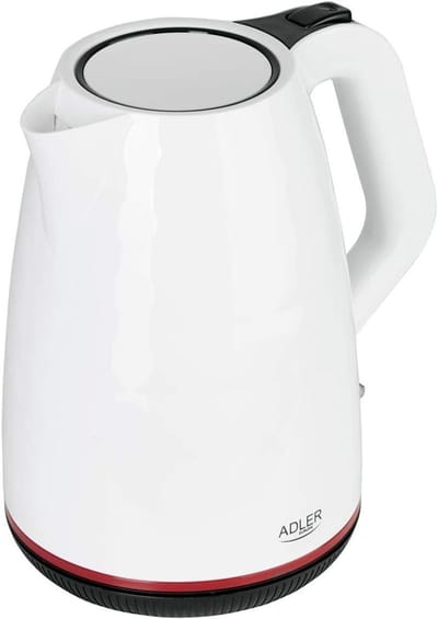 Waterkoker Wit 1,7L 2200W Kunststof - Snel & Stijlvol Water Koken