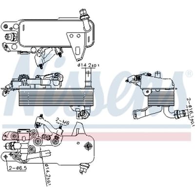 Olie radiator NISSENS 91480