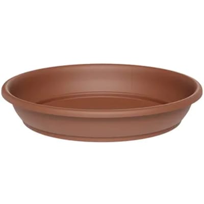 Plantenschotel Basic - Kunststof - Bruin - 20x20cm