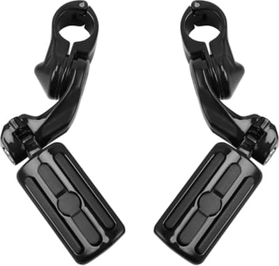 Zwarte 1.25" 3.2 cm Verstelbare Voetsteunen voor Motoren