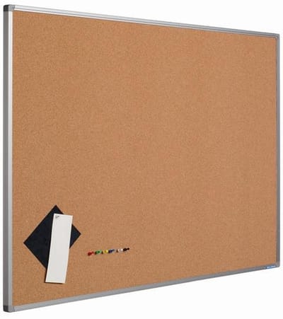 Prikbord Softline profiel 16mm, perskurk - 120x240cm
