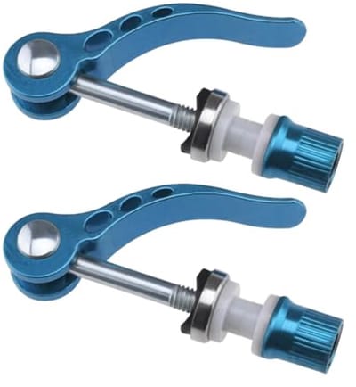 M6 × 65 mm Fiets Snelsluiting Zadelpenklem - Set van 2 - Blauw