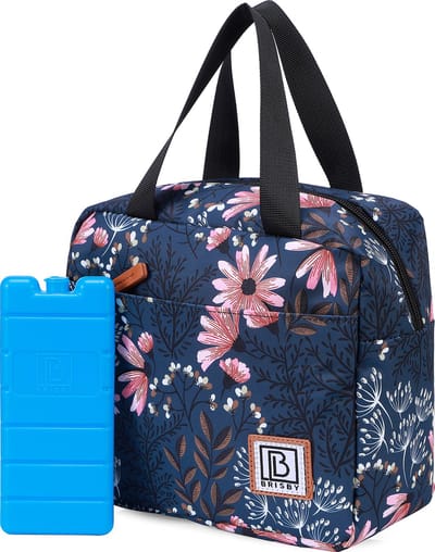 Brisby 4 Laags Geïsoleerde Koeltas - Lunchtas - Kolftas 4 liter - Japanse bloem