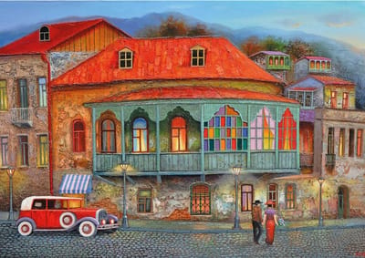 Magnolia puzzel The Street of Old Tbilisi - 1000 stukjes legpuzzel.
