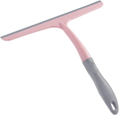 Raamwisser - Douchekrabber - Glas Reinigen - Streepvrije Rakel - 245 cm Kop - Roze