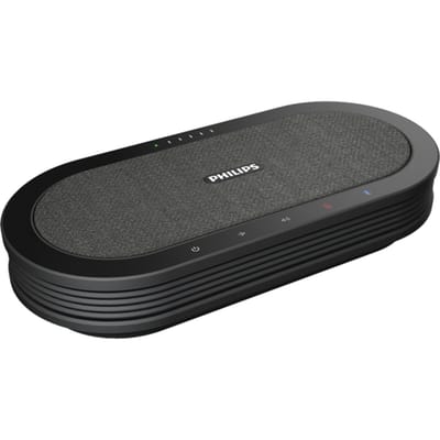 Philips SmartMeeting PSE0501 - draadloze conferentiemicrofoon incl. Sembly - 360° Bluetooth microfoon - Automatisch notuleren: Microsoft Teams/ Zoom/ Google Meet/ GoToMeeting - Sembly Ai spraak-naar-tekst cloudsoftware/ spraakherkenning