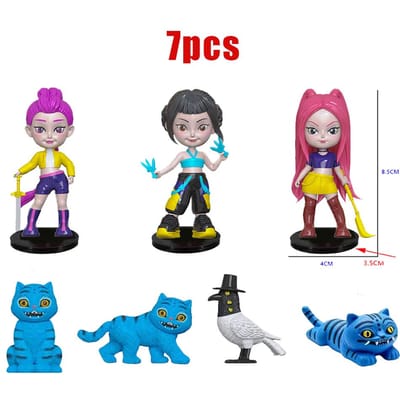 Kpop Demon Hunters Figuur Huntrix Figuur Speelgoed K Pop Demon Hunters Derpys Tijger Rumi Zoey Mira Saja Jongens Figuur Figurine Ornament