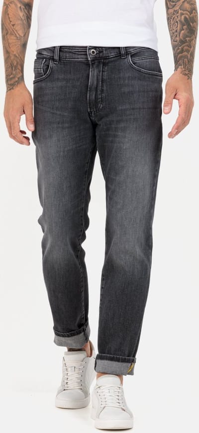 camel active Regular Fit 5-Pocket Jeans - Maat menswear-32/30 - Schwarz