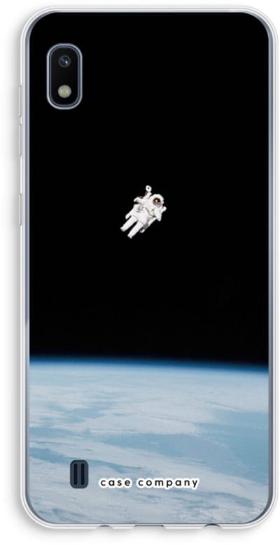 Case Company® - Hoesje geschikt voor Samsung Galaxy A10 hoesje - Alone in Space - Soft Cover Telefoonhoesje - Bescherming aan alle Kanten en Schermrand