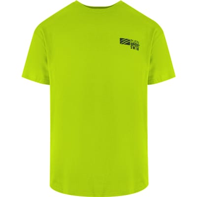 Basis Korte Mouwen Logo T-shirt in Geel