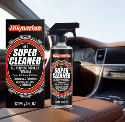 TLVX Super Auto Cleaner 120ml Spray Fles / Auto Schoonmaken Interieur en Exterieur / Vlekken Verwijderen Autolak / Autostoelen Reinigen / Diepte Reiniging Car Interior / Achterbank / Laat geen Waterspots achter / Extreem effectief!