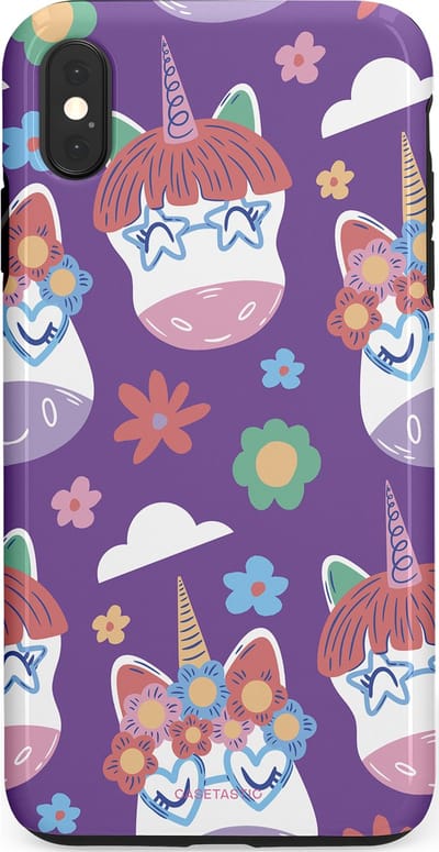 Casetastic Hoesje Geschikt voor Apple iPhone Xs Max - Stijlvolle Beschermende Duo-layer Case - Eenhoorn Magie
