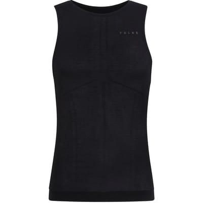 FALKE Ultralight Cool sneldrogend functioneel materiaal mouwloze functioneel shirt heren zwart - maat XXL