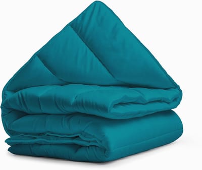 Dekbed zonder Overtrek - Blauw - Tweepersoons - 200 x 200 - Wasbaar en Geschikt voor Alle Seizoenen