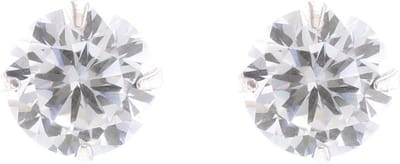Behave – Oorsteker – 925 Sterling Zilver – Zirkonia – 6 mm – Tijdloos – Elegant